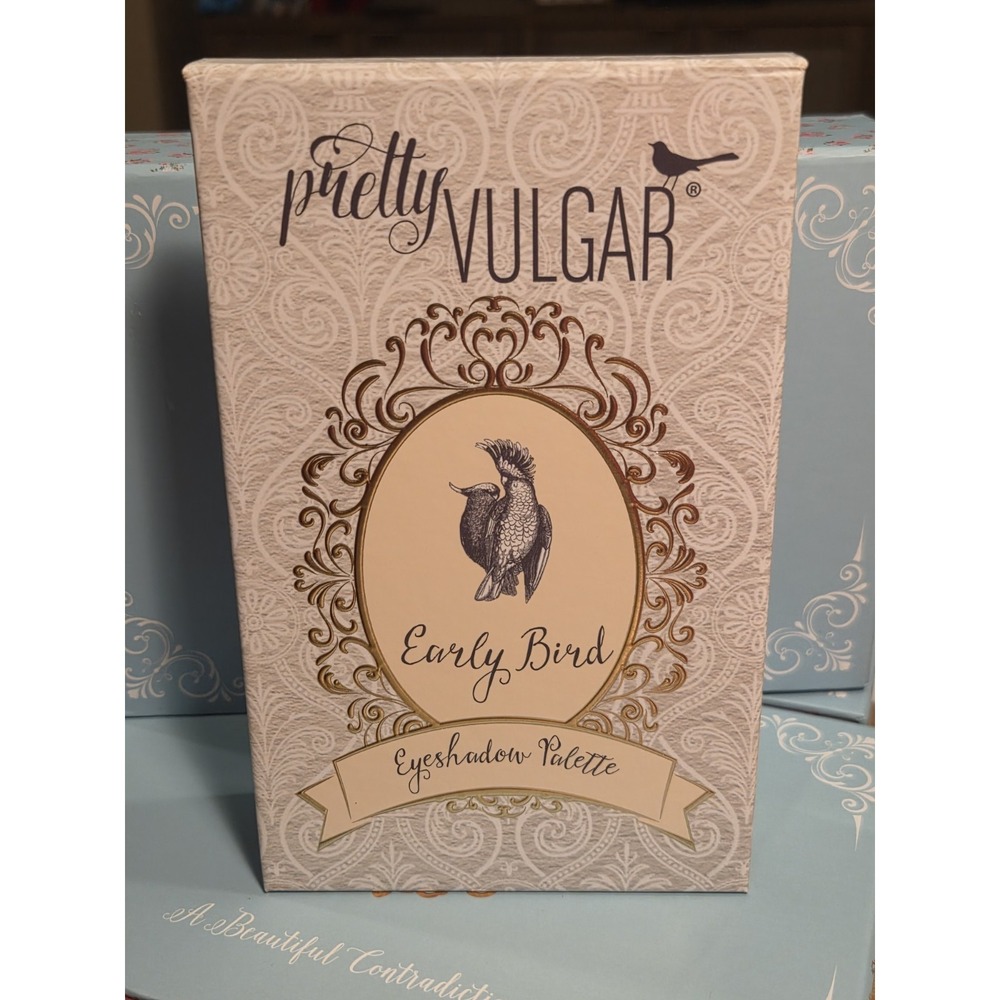 Pretty Vulgar EARLY BIRD Smokey Neutrals Eyeshadow Palette NIB Discontinued